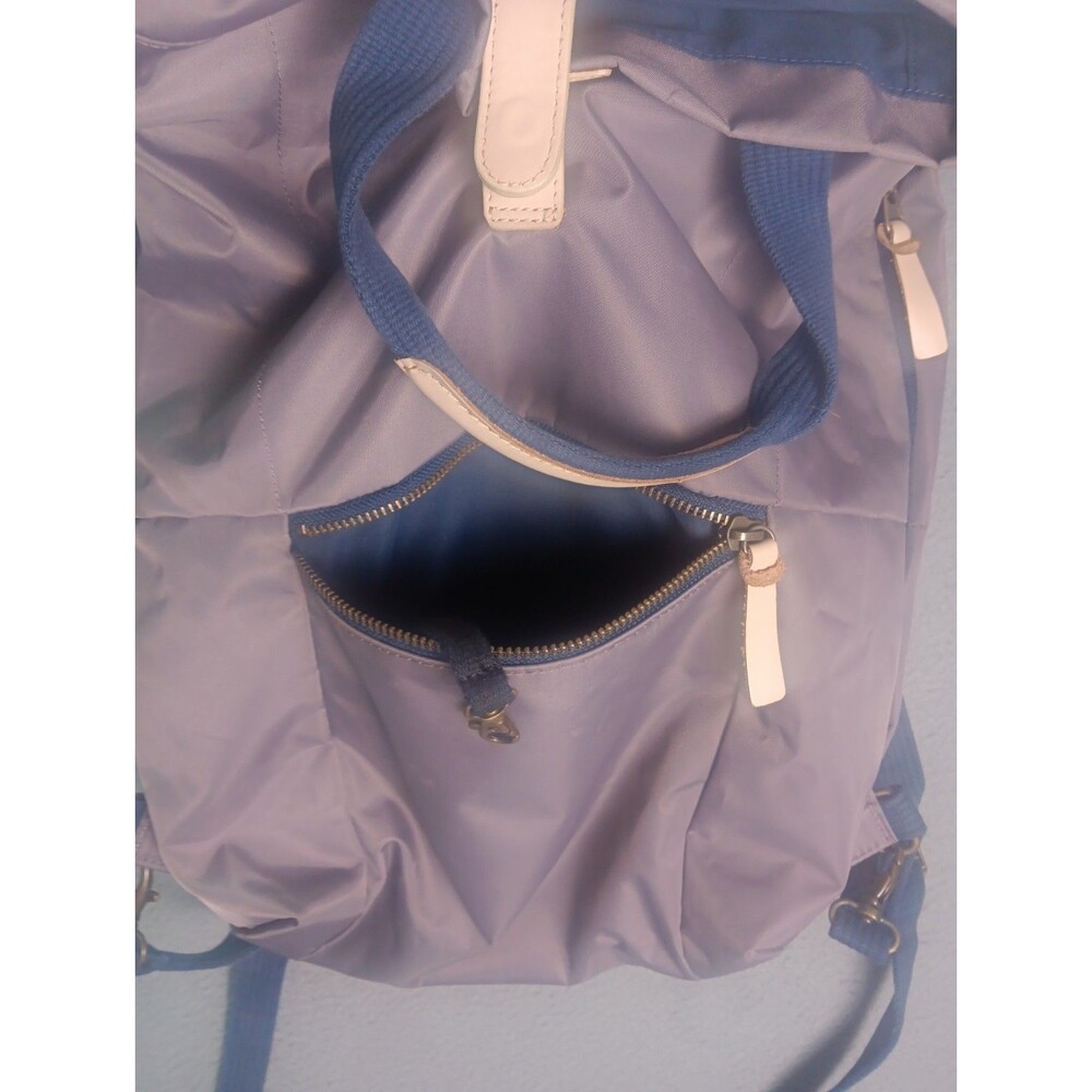 Timbuk2 Alamo Convertible Nylon Backpack Tote Blue Gray Color Block- EUC - Picture 3 of 11
